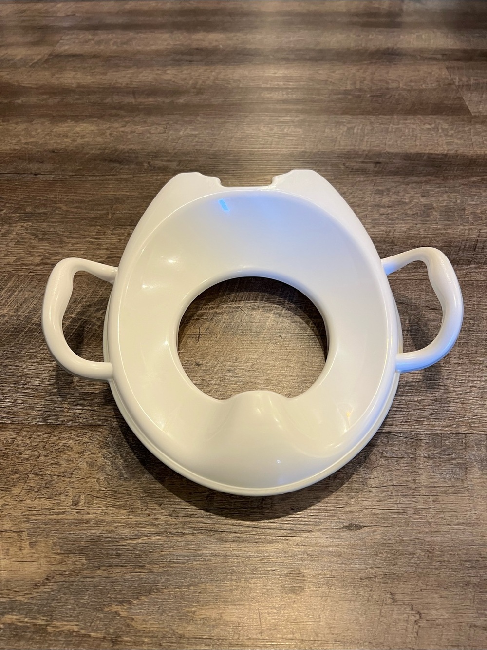 White Toddler Potty Training Seat with Handles